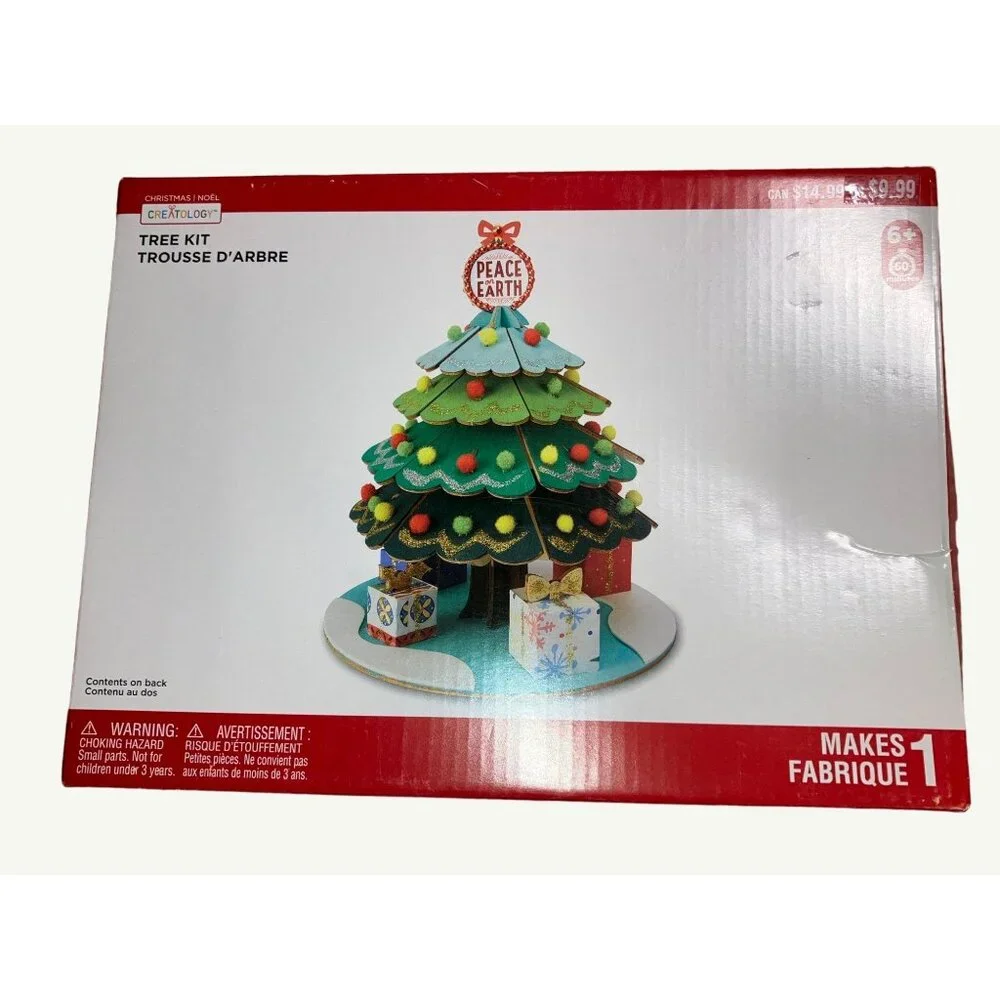 Wood Christmas Tree Craft Kit By Creatology For Ages 6+